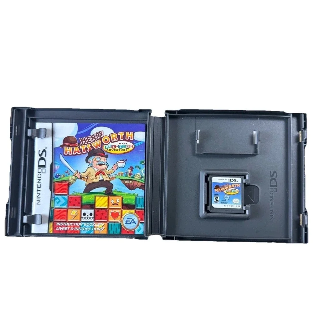 Henry Hatsworth in the Puzzling Adventure Nintendo DS 2009 CIB Excellent Cond.